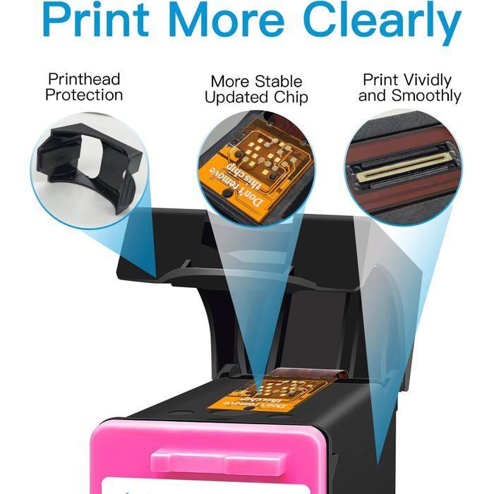 Tintenpatrone - 305 XL - Kompatibel mit HP - 600 Seiten schwarz - 450 Seiten Farbe - 2er-Pack