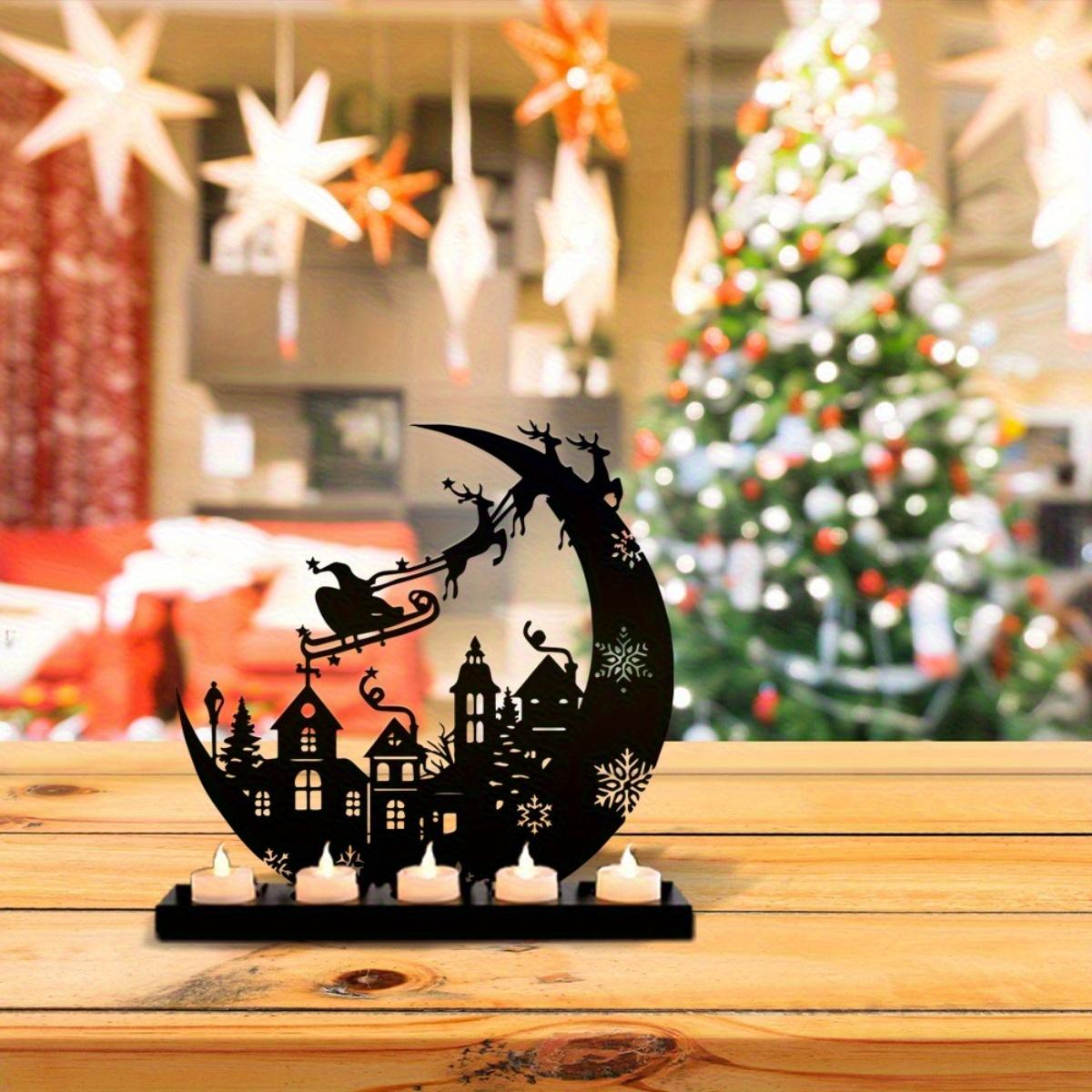 

Victorian Gothic Iron Scroll Christmas Candle Holder Gift