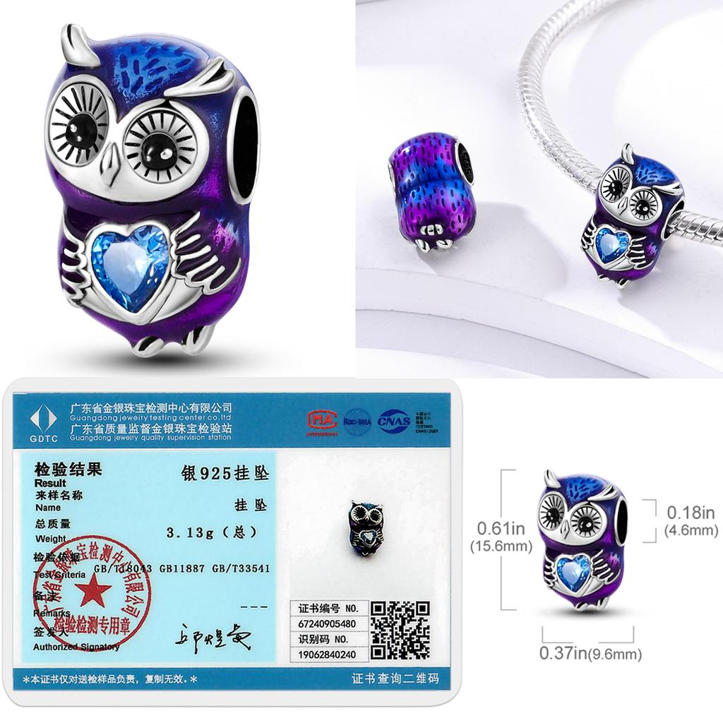 Copper Starry Night By Van Gogh Charms Bead Cz Zircon Whale Cat Pendant Fit Original Bracelet Necklace Diy Jewelry