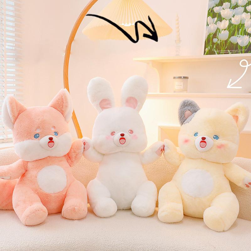 Bear Animal Plush Toy Cartoon Doll Home Desktop Decoration Throw Girls Pillow