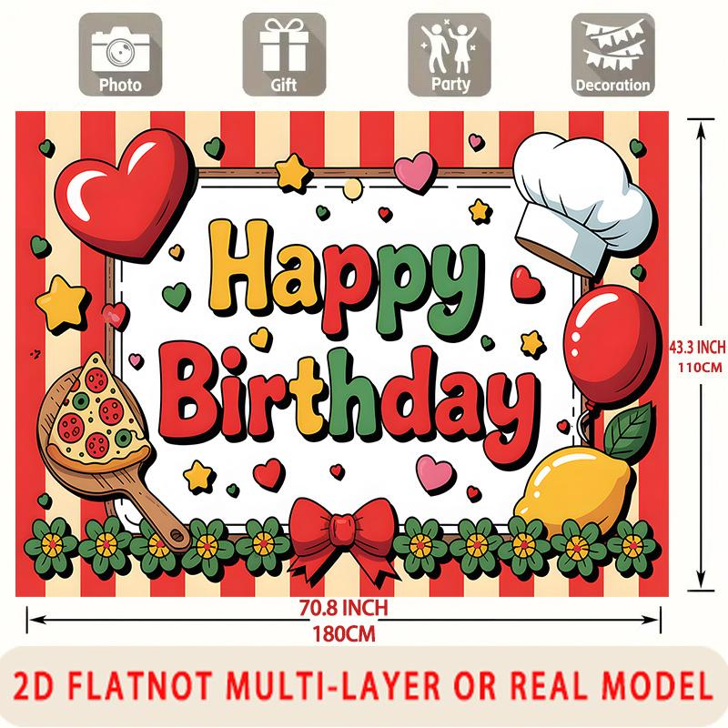 Party Backdrop Happy Birthday Birthday Photo Booth Background Front Door Decor