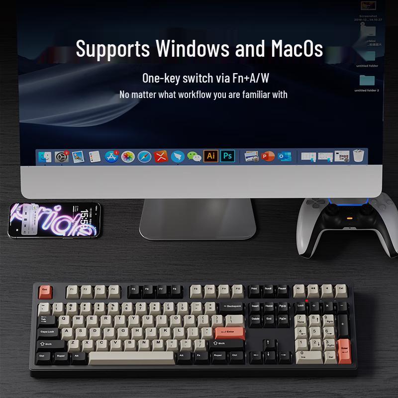 Qianxingzhe CR Series Tri-Mode Mechanical Keyboard