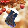 Christmas Decoration Fireplace Hanging Stocking 1pc a Christmas Tree (19) Pattern Christmas Gift Socks, Christ