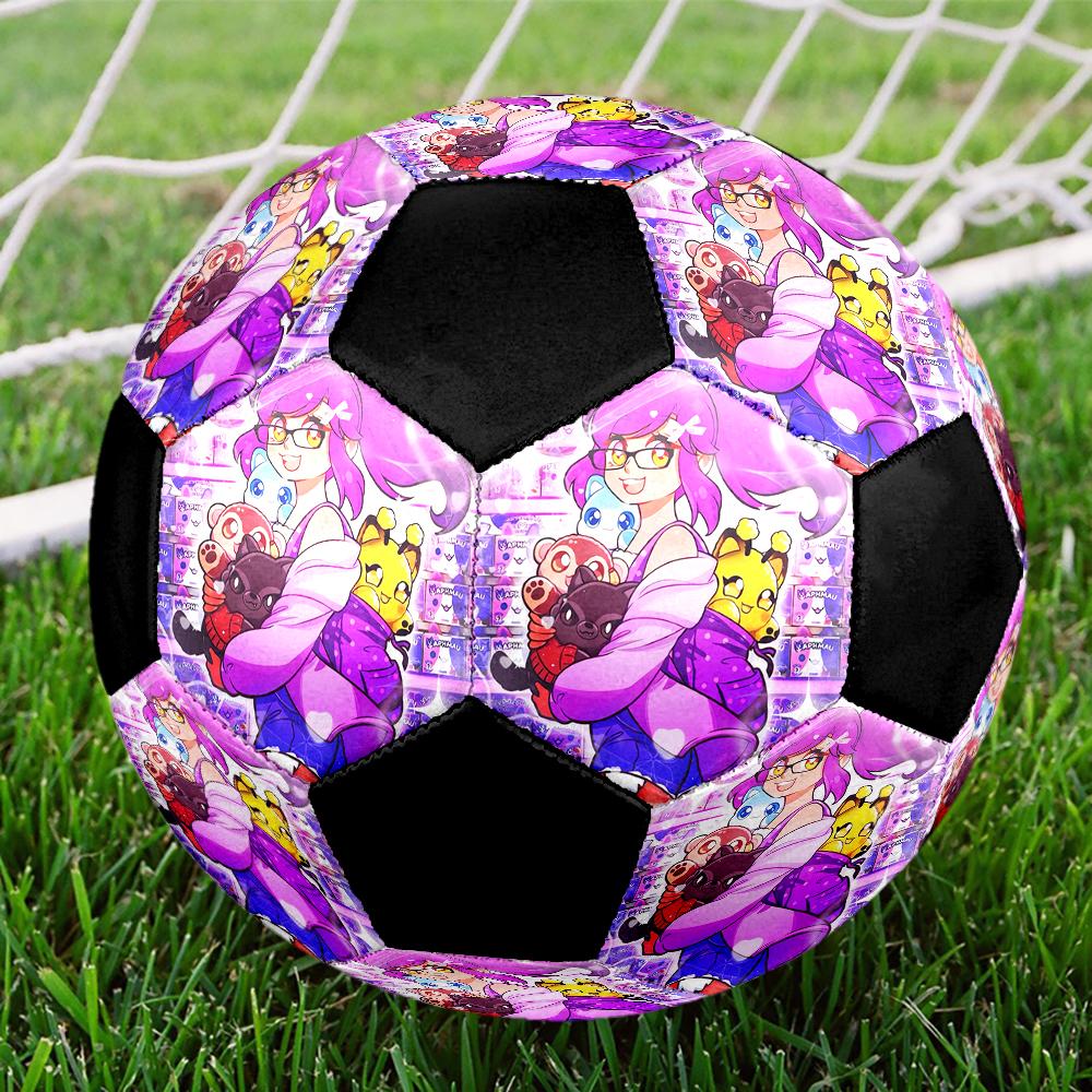 Pallone da Calcio Tema Aphmau Misura 5, Adatto Sia per Partite Indoor che Outdoor, un Regalo Adatto a Tutti.