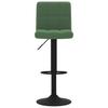 Bar Stool Dark Green Velvet