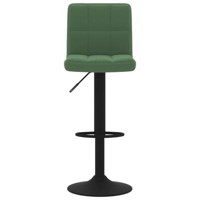 Bar Stool Dark Green Velvet