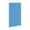 VidaXL Store plissé bleu 70x150 cm largeur du tissu 69,4 cm polyester, store plissé de fenêtre, store accordéon, store 4015188