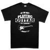 Mens Not Playing Guitar Thinking About It Funny Guitarist T-Shirt Tee Top T-Shirt