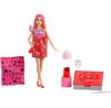 Doll Barbie Party Unboxed Glam Party Stylish Preparations Set Red Dress JFY68