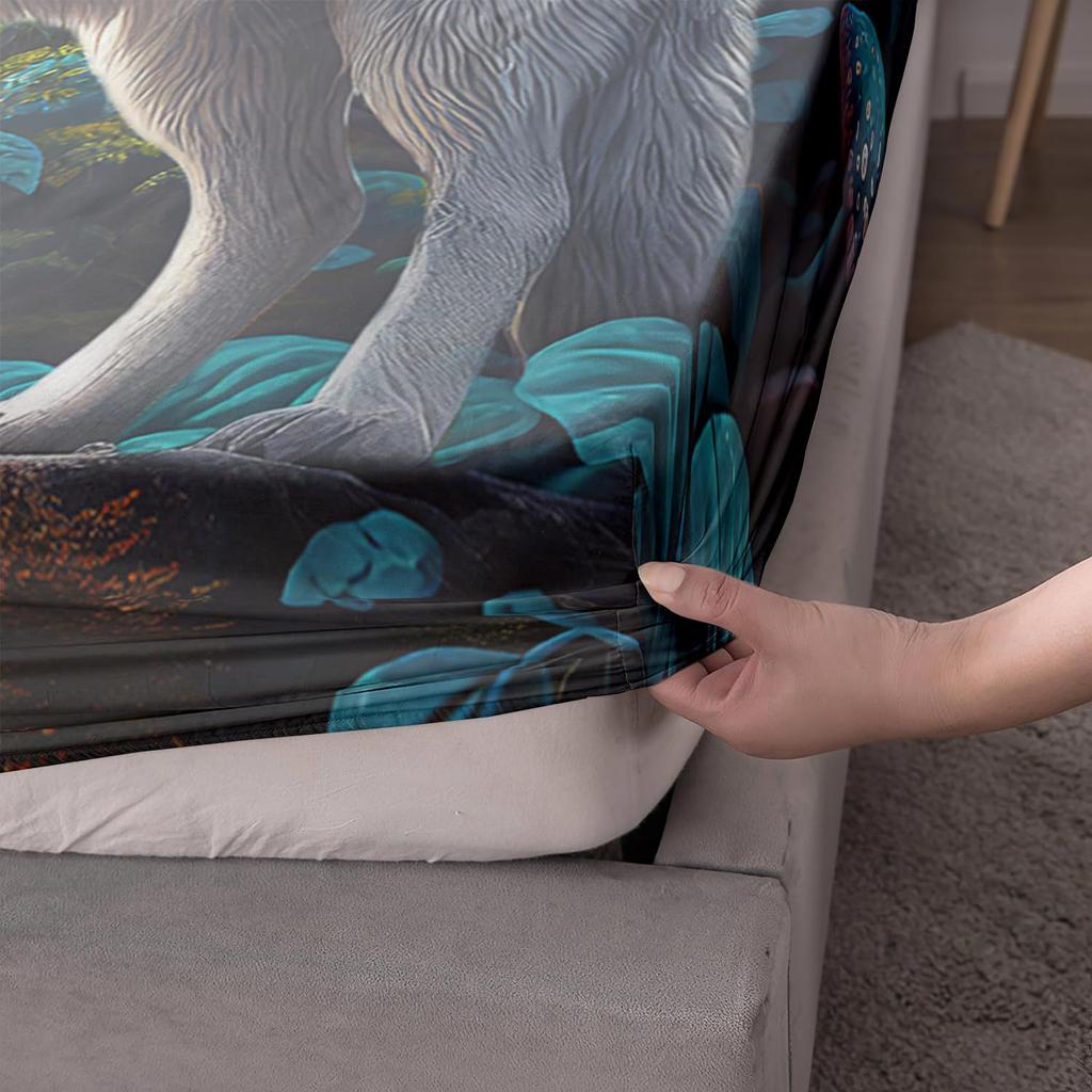Animal Pattern Mattress Three-Piece Digital Printing Bedding Bed Set Three-Piece Mattress Children Adult