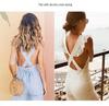 Exclusive Seamless Low-Back U-Shaped Halter Bra - Invisible, Multi-way, French Design