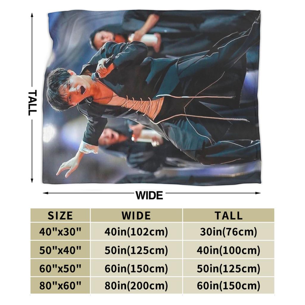 My Favorite Dimash Dear Dears Warm Soft Blankets Plush Bedding Throws Fluffy Home Decor Flannel Bedspread Sofa Bed Cover