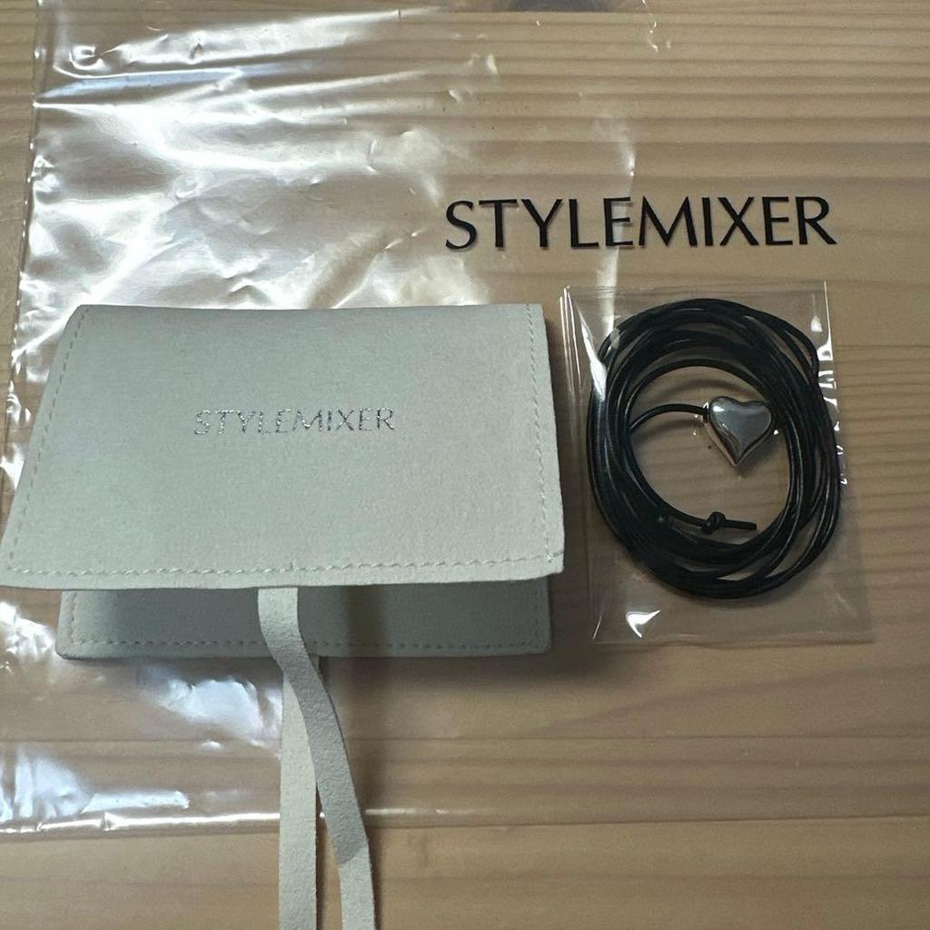 Used Style Mixer SILVER925 Heart Necklace Novelty