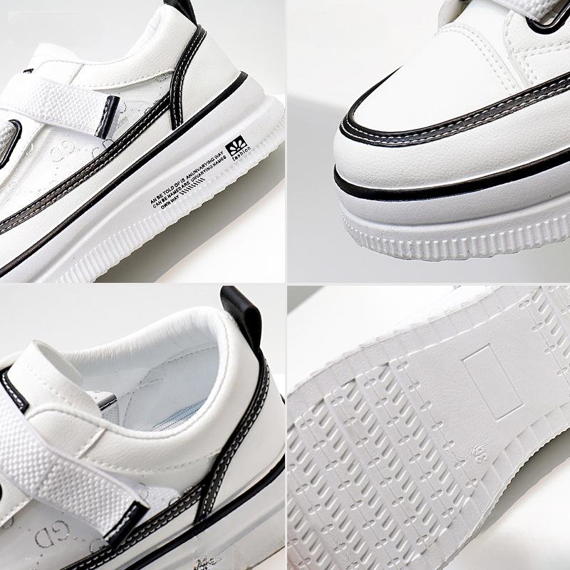 Weiße Schuhe für Studenten Damenmodische Sommer Neue Plateau Höhenerhöhend Atmungsaktive Freizeitschuhe