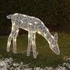 Lighted Christmas Reindeer Water Resistant Light Up Decoration For Garden Glowing Reindeer Outdoor Yard Ornament New Year Decor