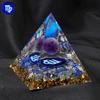 Zodiacs Orgone Pyramid Zodiacs Healings Crystals Stone Chakras Reiki Orgonite Crystals Pyramid Lucky Energys Home Decors