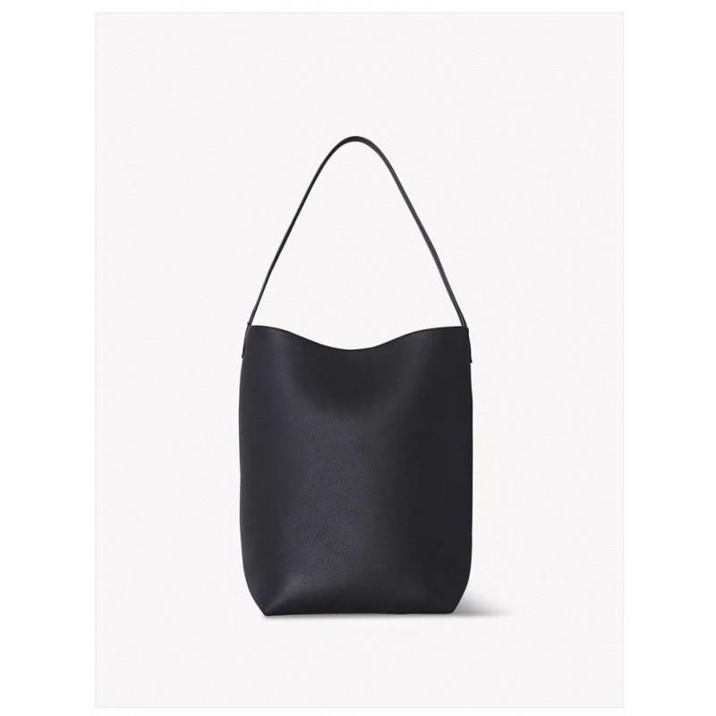 Minimalist Designer Leather Bucket Bag Large Capacity Shoulder Women Daily Commute