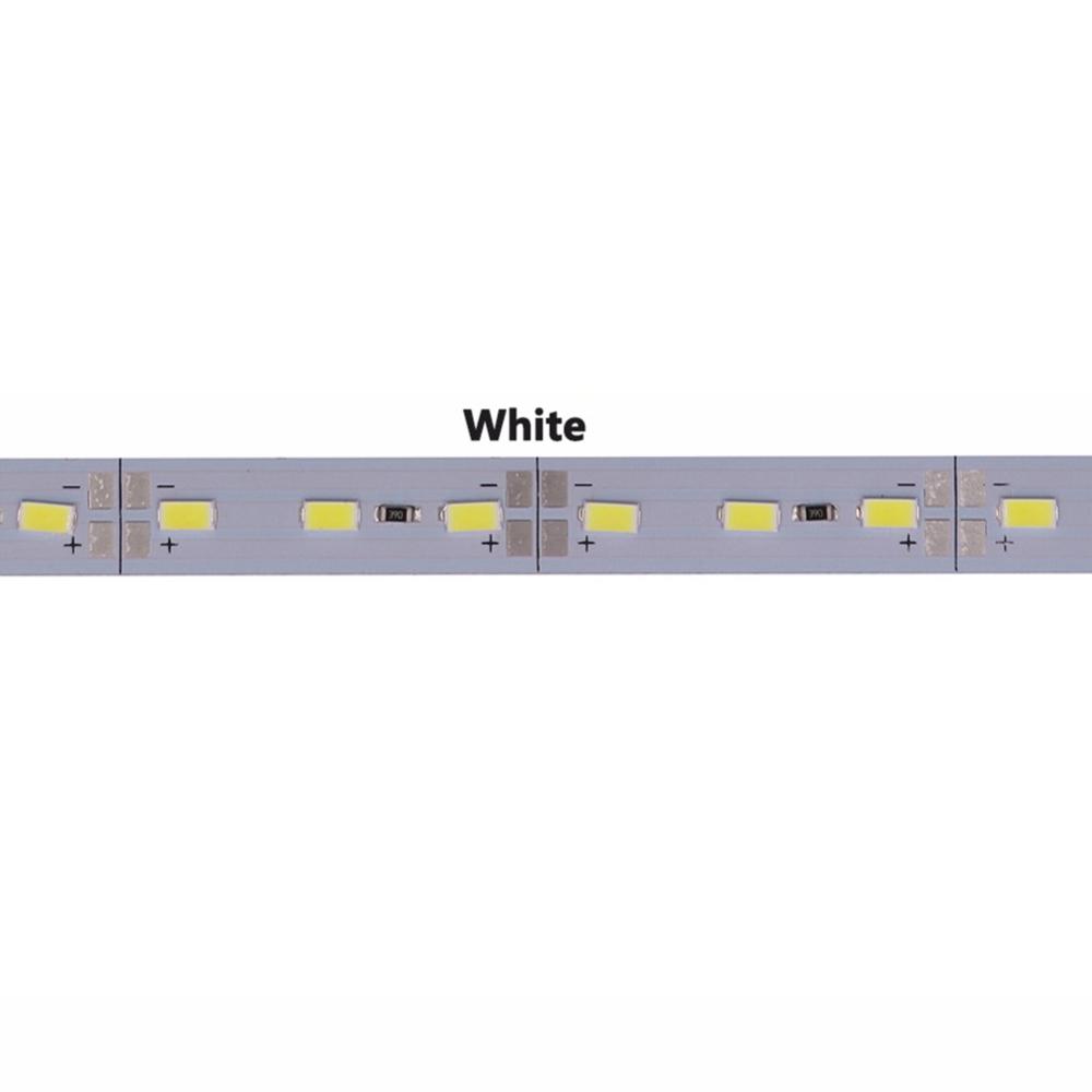 12V Under Cabinet Strip Lights Car LED Interior Strip Light Rigid Hard Bars Tube Transparent Cover, 30cm, 1PC