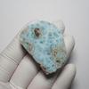 Stein Natürliches Mineral Larimar Exemplar 45x32x13mm Dominikanische [N2 Natural] (Larimar/blauer Pektolith) / (56 "Unikate" ca.. 37 g,