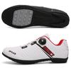 Road Cycling Shoes With Cleat Compatibility Breathable Stiff Sole Mountain Bike Locking Pedal Unisex