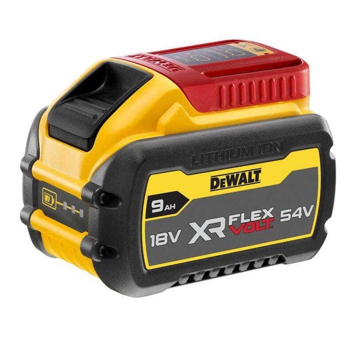 Batterie XR FLEXVOLT 18 - 54 V 3 / 9 Ah Li-Ion en boîte carton - DEWALT - DCB547-XJ