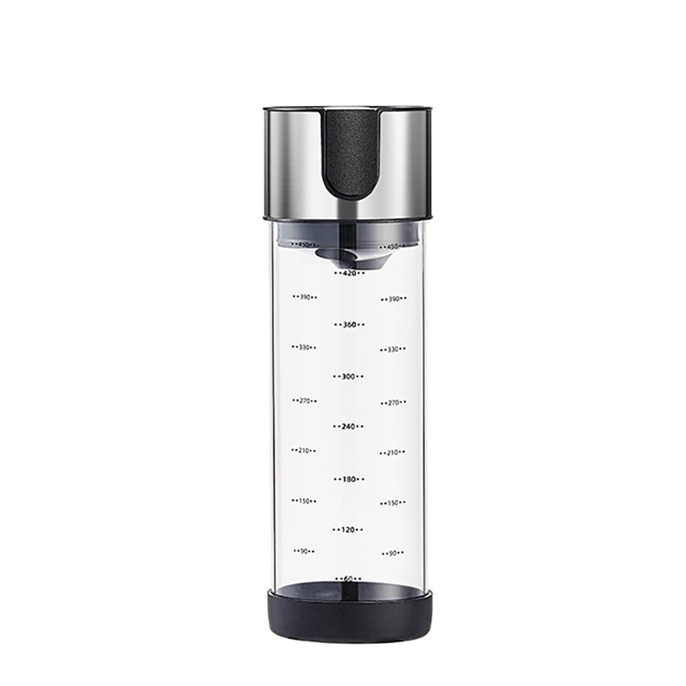 Glass Oil Bottle 270/450ML Kitchen Cooking Oil Automatic Opening and Closing Outdoor Barbecue Oil Leak-proof Bottle Soy Sauce