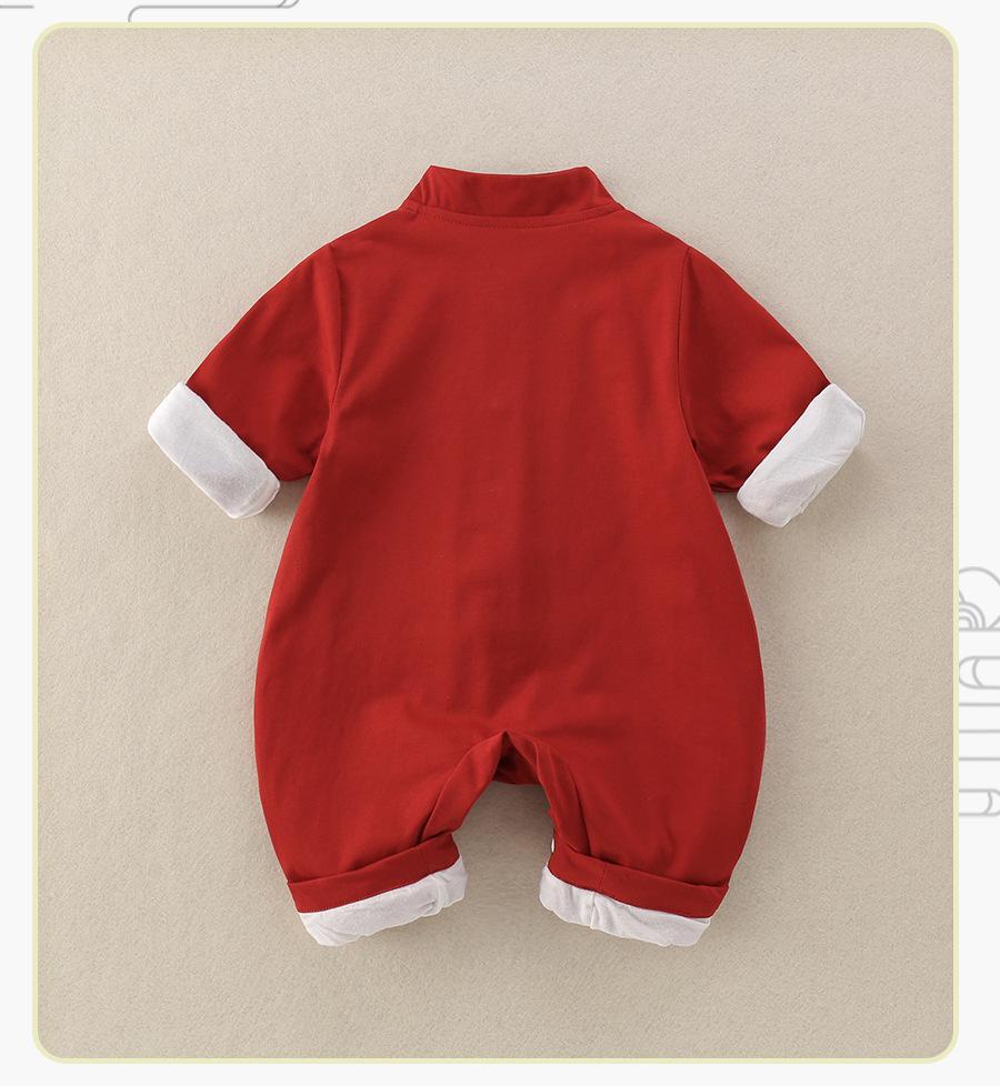 Chinese Baby Autumn Jumpsuit & Romper for Full Moon, Hundred Days & First Birthday.