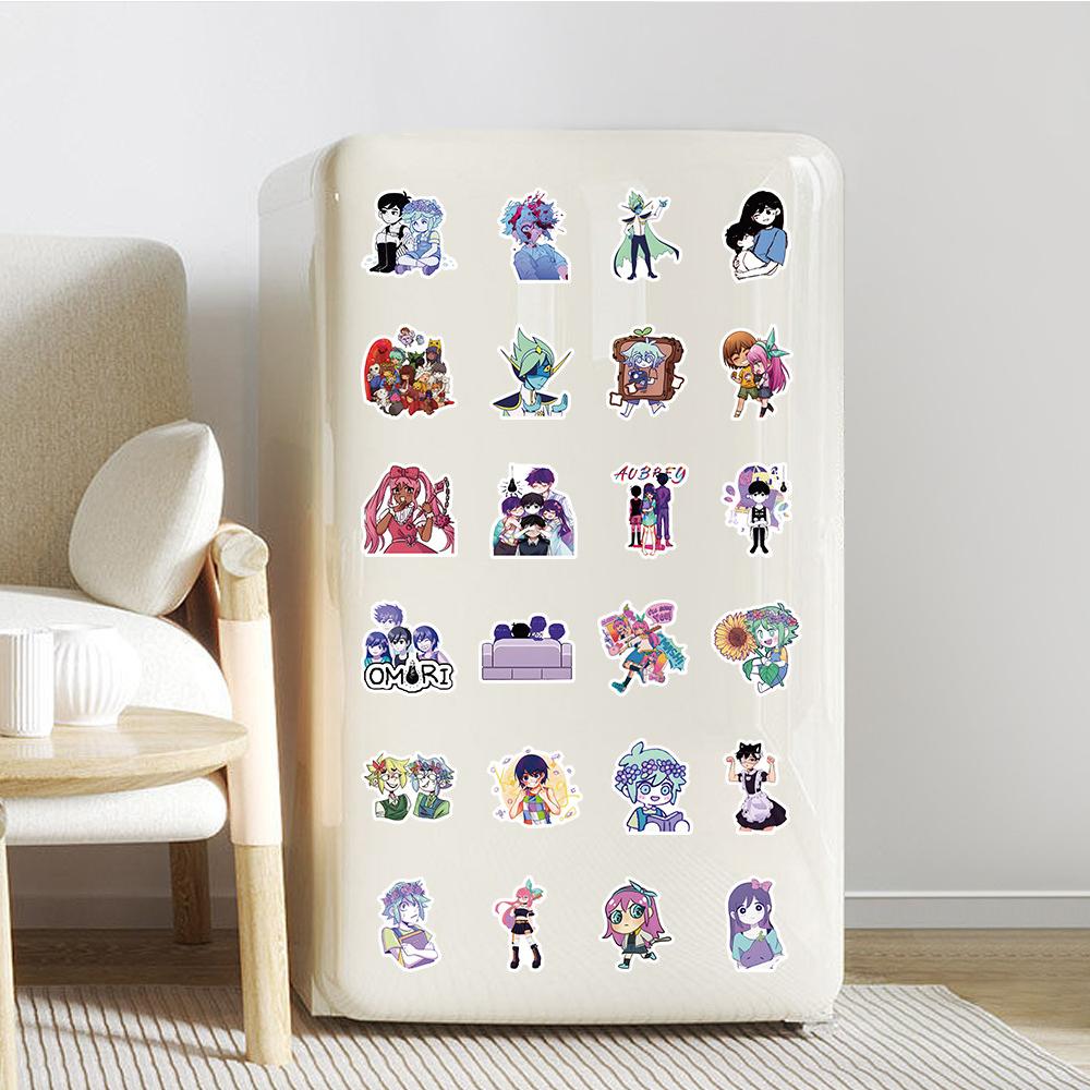 10/30/50pcs Funny Game Omori Anime Stickers Cute Graffiti Decals DIY Suitcase Motorcycle Laptop Waterproof Cool Cartoon Sticker