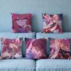 Cushion Cover Soft Yae Case Miko For Sofa Living Room Home Comfortable Genshin Office Impact Decor Protective Pillow Covers