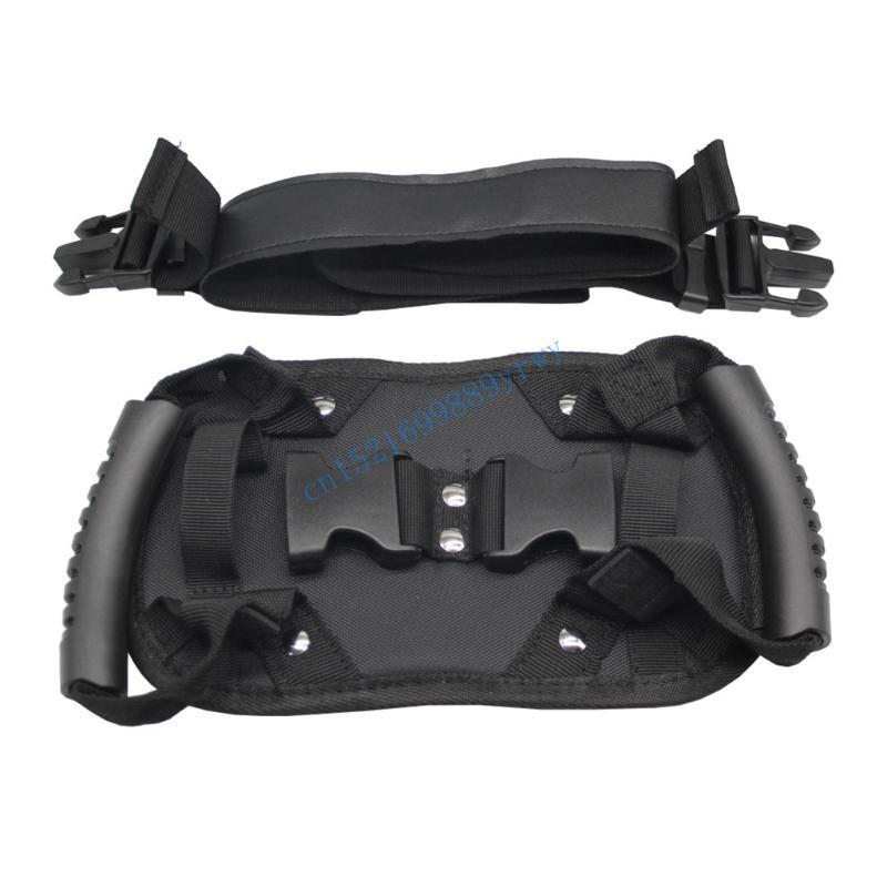 6XDB Breathable Motorcycle Safety Belt Non-slip Grip Handle for Rear for Seat Passeng