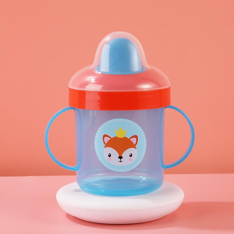 

Герметичная тренировочная чашка с широким носиком-утенком для младенцев от 6 месяцев синий