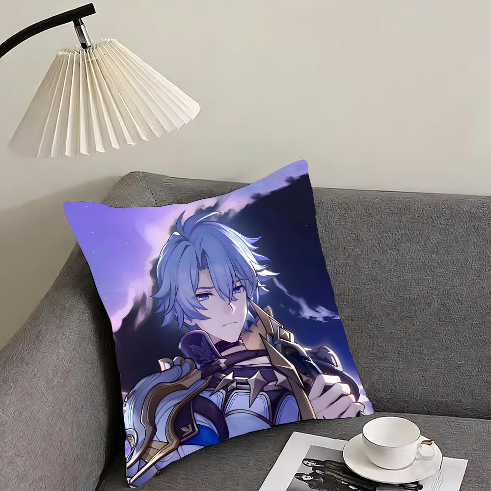 PPhainon HonkaiI Star Rail Game Cushion Cover Pillowcase Ultra Soft Skin Friendly Fabric Cloud Like Comfort Concealed Zipper