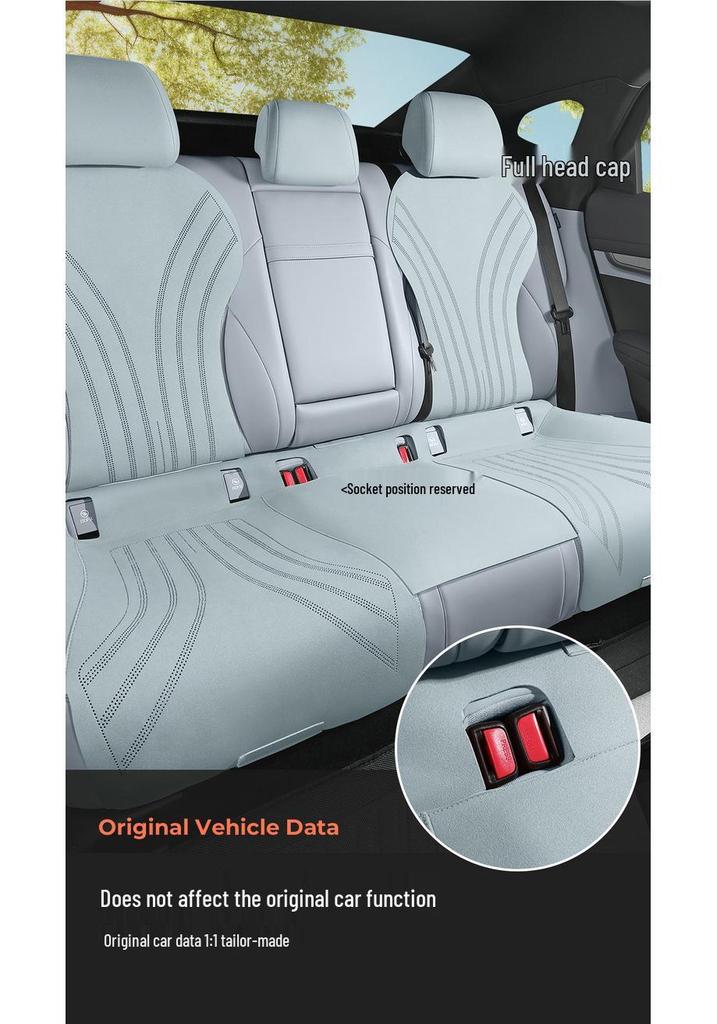 BYD Seal DMI-I Car Seat Cushion: Suede Half-Wrap, Fits 25 Models