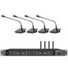 TENDZONE ATW-1004D4 4-Channel Wireless Conference Microphone System (CN Version)