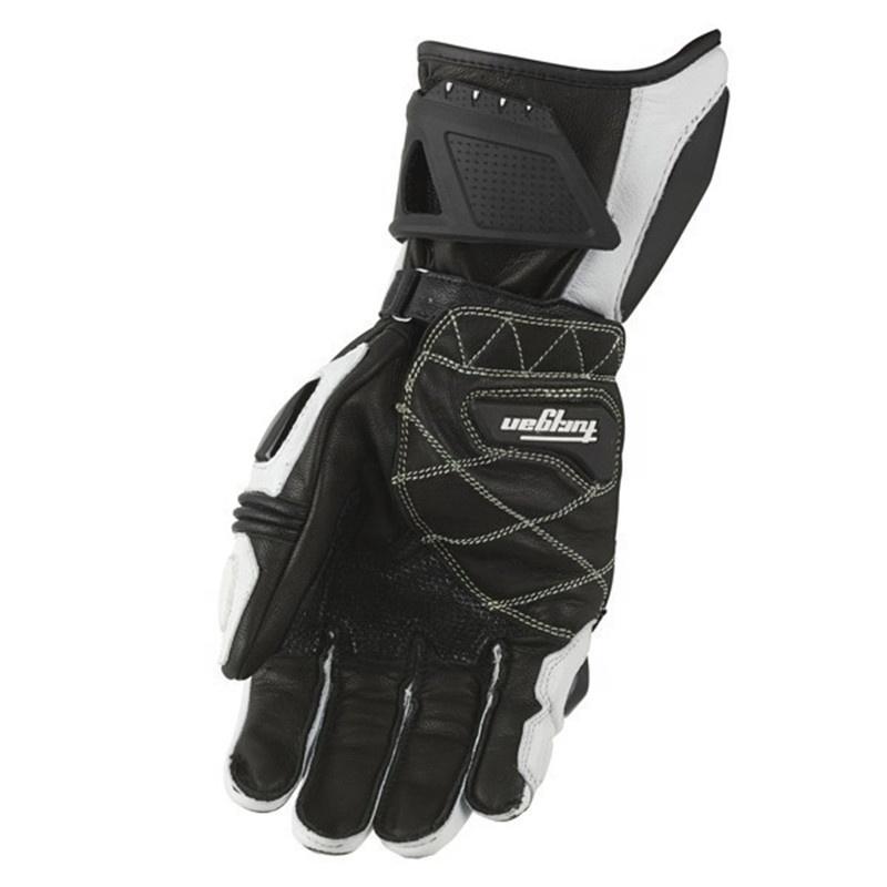 AFS 18 Motorcycle Riding Leather Carbon Fiber Gloves Cross-country Mountain Bike Motorbike Gloves Motocross Racing Rider Gloves