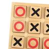 Gioco da tavolo Tic TAC Toe Rompicapo Famiglia Tavolino da caffè fatto a mano per interni