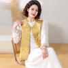 Spring New Chinese Style Vest Top for Middle-Aged & Elderly Women - Stylish National Shawl Design