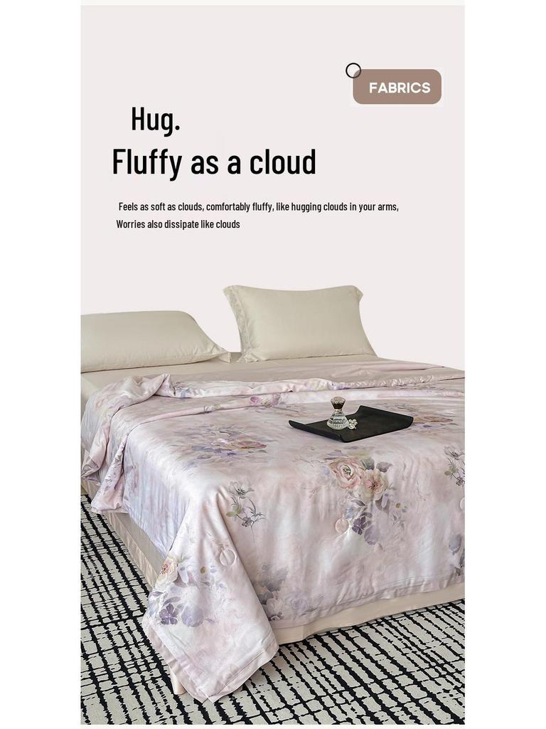 Spring/Summer 2026 Lyocell Tencel Cooling Quilt for Home Use