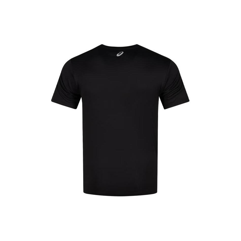ASICS T Shirts Men's Black Crew Neck Moderate 2011C975-001