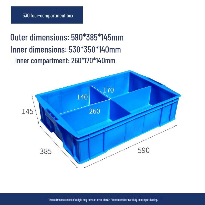 Plastic Multi-Compartment Tool Storage Box
