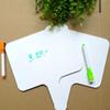 10 Stück Handheld Antwortpaddel Doppelseitige Abwischbare Paddel Kleine Papier Whiteboards Schild Auktionspaddel für Klassenzimmer
