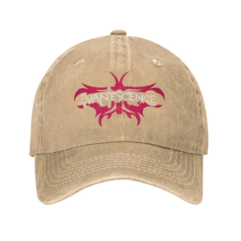 Evanescence Butterfly Baseball Caps Classic Distressed Denim Rock Band Snapback Hat Unisex Outdoor All Seasons Travel Adjustable