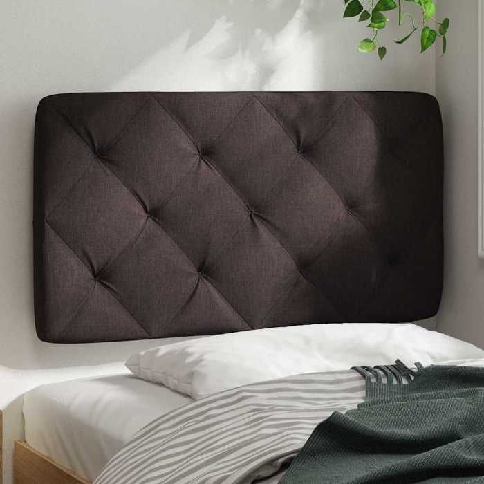 VidaXL Headboard Cushion Dark Brown 90 Cm Fabric 4019201