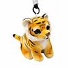 Soft Tiger Pendant Decorative Charm with Hanging Loop for Kids,