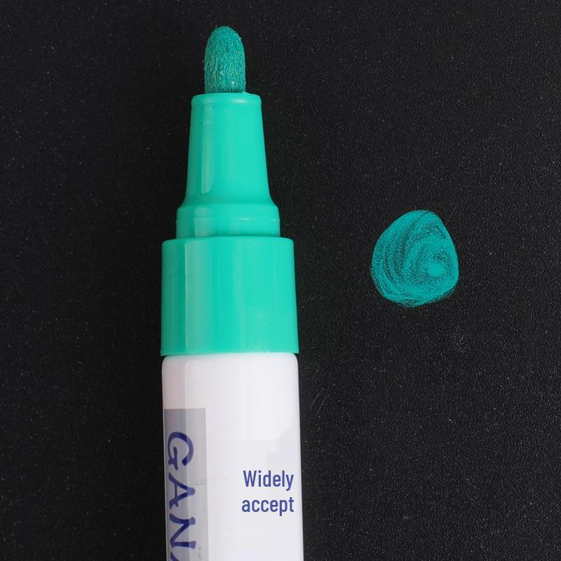 SP110 White Oil-based Marker Pen - Ideal for Album Graffiti, Wedding Sign-in, and Touch-ups зелёный