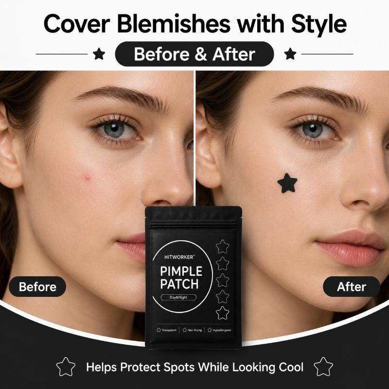 200/400 шт. Гидрогелевые пластыри от акне без спирта, черные точки, прыщи, для всех типов кожи