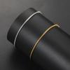 Cazador Trendy Round Snake Chain Bracelet Stainless Steel Gold Color Bracelets for Women Girls Mother's Day Gifts Wholesale