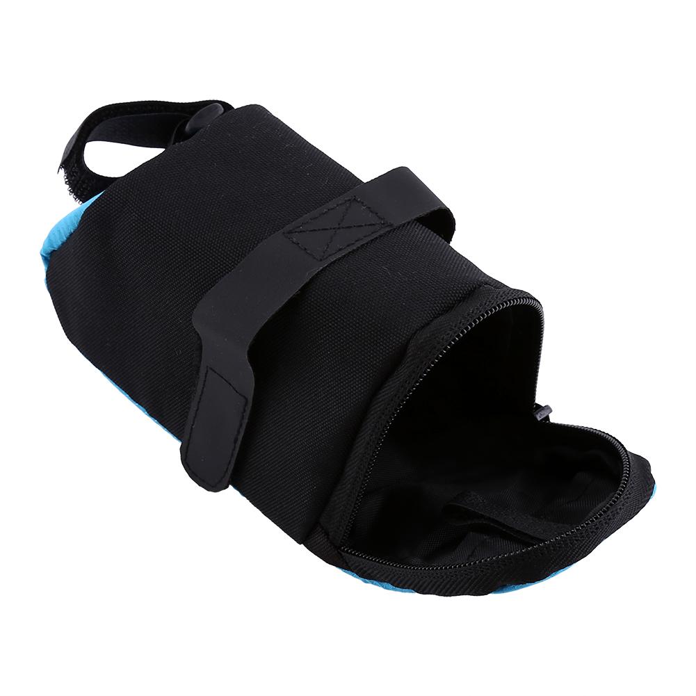 Saddle Bag Rear Seat Storage Tail Pouch Bike Bag For Outdoor Riding Equipment(black)