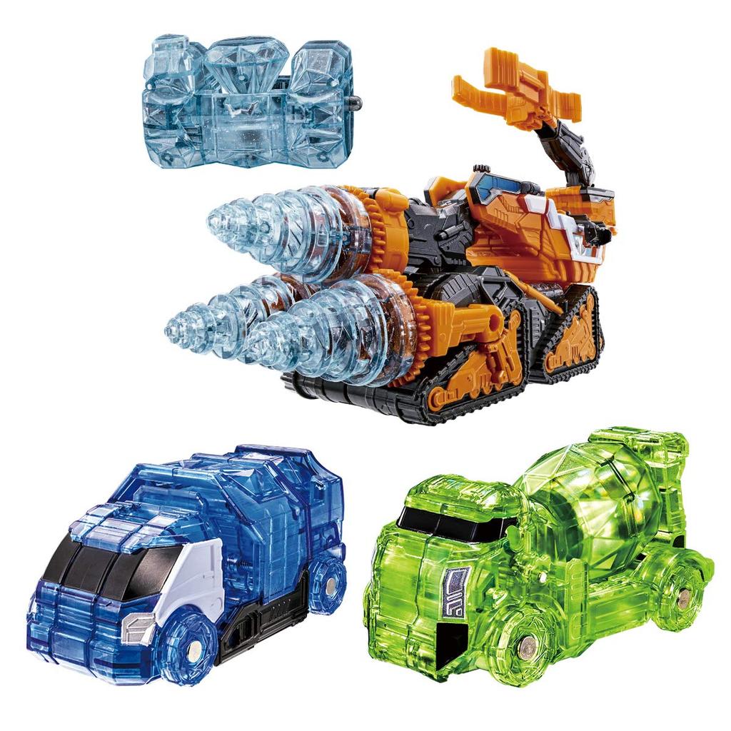 Bandai Mashin Sentai Kiramager Mashin Transformation DX Gigant Driller Mashin Weapon Set