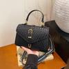 High-value fashion 2025 spring new versatile ins shoulder messenger bag this year popular temperament small square bag women